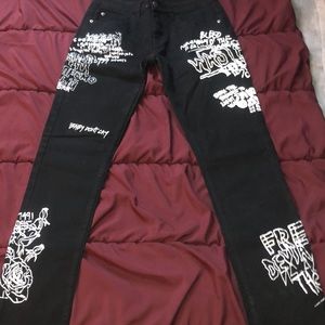 NWOT Young & Reckless Writing Jeans
